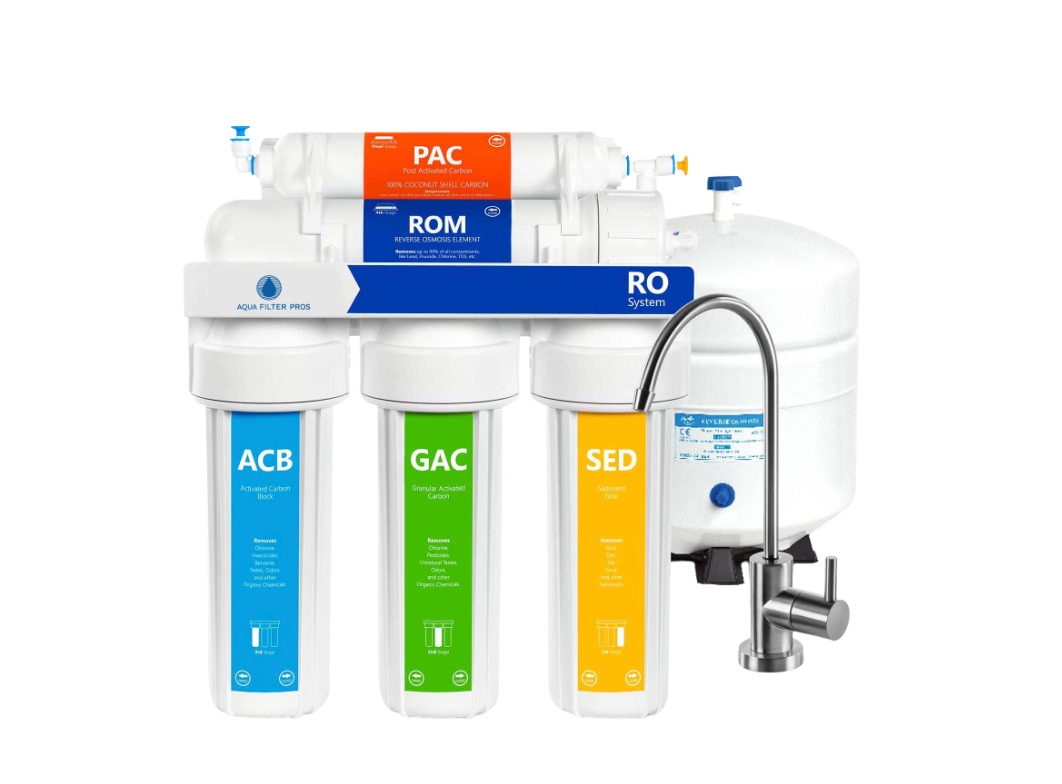 Multi-stage RO aqua pure water filter system